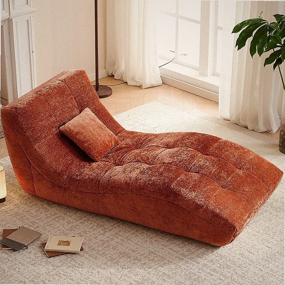 Tufted Back Chaise